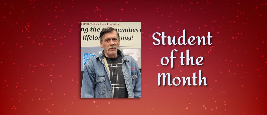 Student of the Month Robert